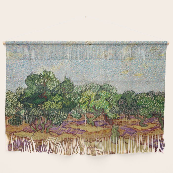 Olive Trees by Vincent Van Gogh Wall Hanging Gallery Image 1