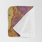 Olive Trees by Vincent Van Gogh Throw Blanket Gallery Image 3