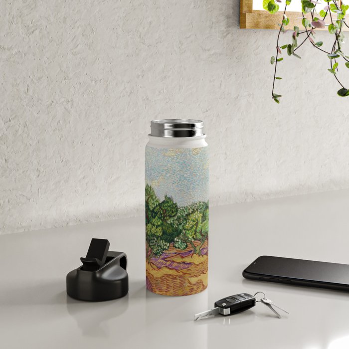 Olive Trees by Vincent Van Gogh Water Bottle Gallery Image 4