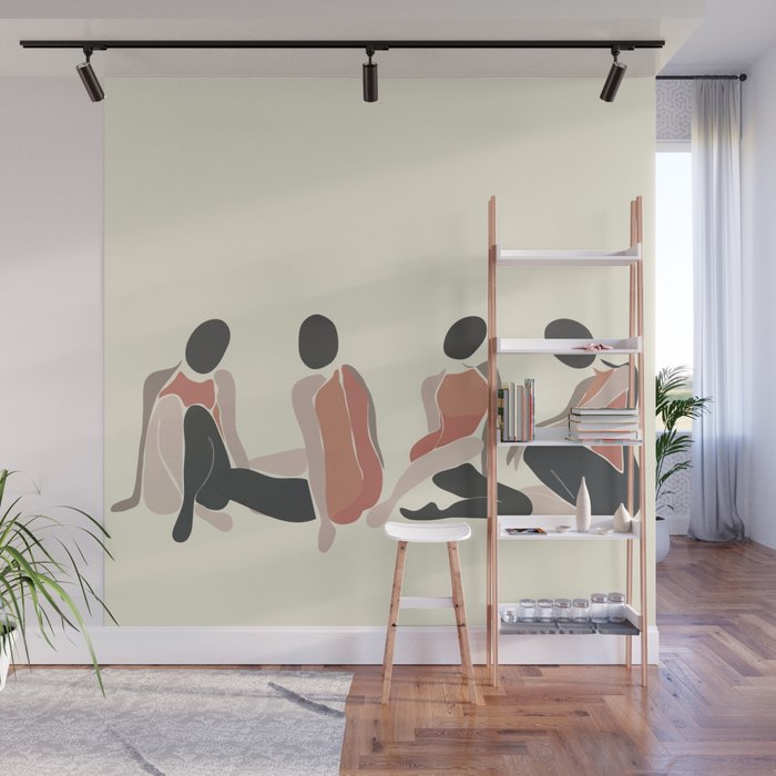 Woman Forms Wall Mural Gallery Image 1