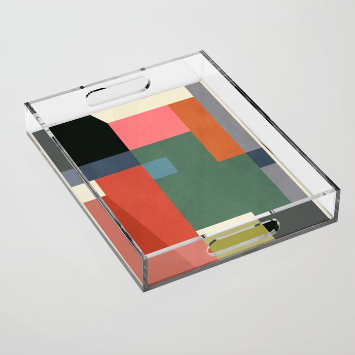 Geometric Shapes 28 Acrylic Tray Gallery Image 1