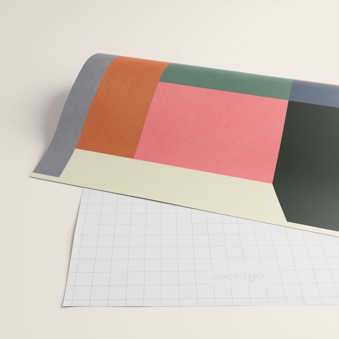 Geometric Shapes 28 Wrapping Paper Gallery Image 2