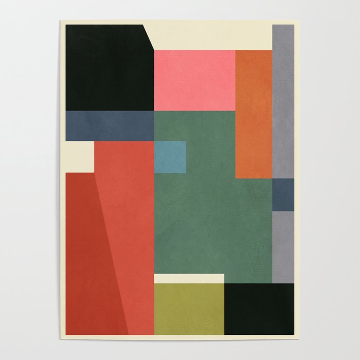 Geometric Shapes 28 Poster Gallery Image 1