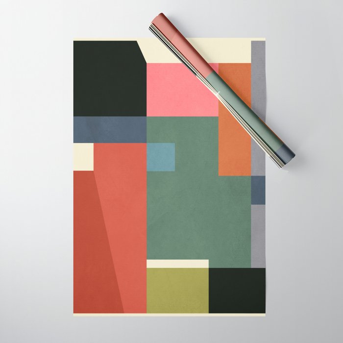 Geometric Shapes 28 Wrapping Paper Gallery Image 1