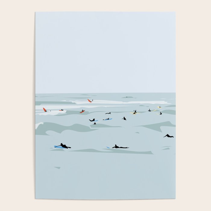 Tiny Surfers in Lima Poster Gallery Image 4