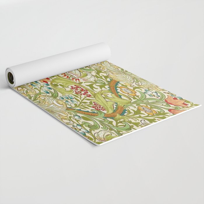 William Morris honeysucklea Yoga Mat Gallery Image 2