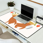 Pinky Promise | Valentine's Day Love Friendship | Floral Botanical Join Hands Forever  Desk Mat Gallery Image 2