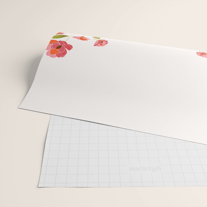 Pinky Promise | Valentine's Day Love Friendship | Floral Botanical Join Hands Forever  Wrapping Paper Gallery Image 2