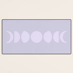 Minimal Moon Phases II Desk Mat Gallery Image 3