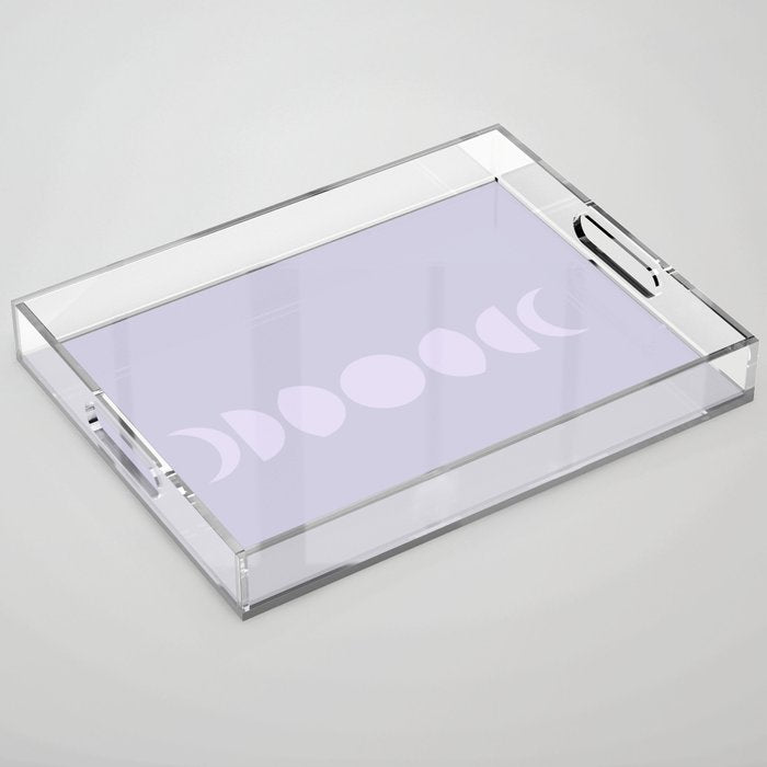 Minimal Moon Phases II Acrylic Tray Gallery Image 1