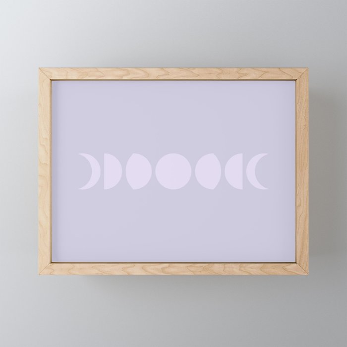 Minimal Moon Phases II Mini Art Print Gallery Image 1