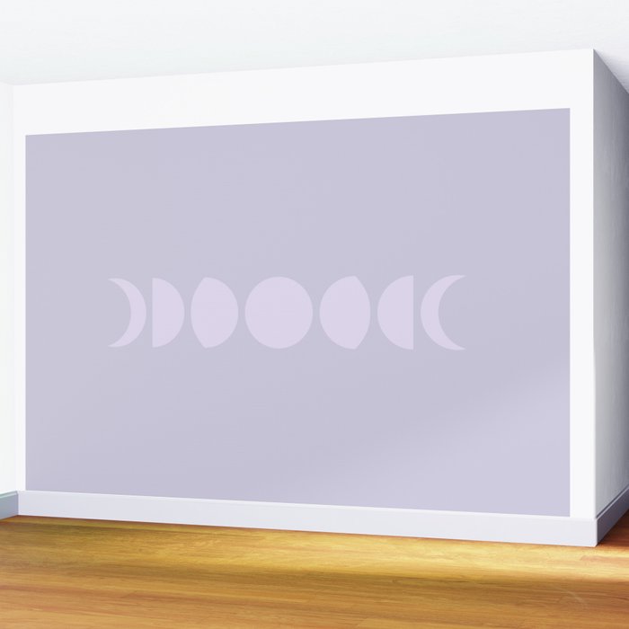 Minimal Moon Phases II Wall Mural Gallery Image 2