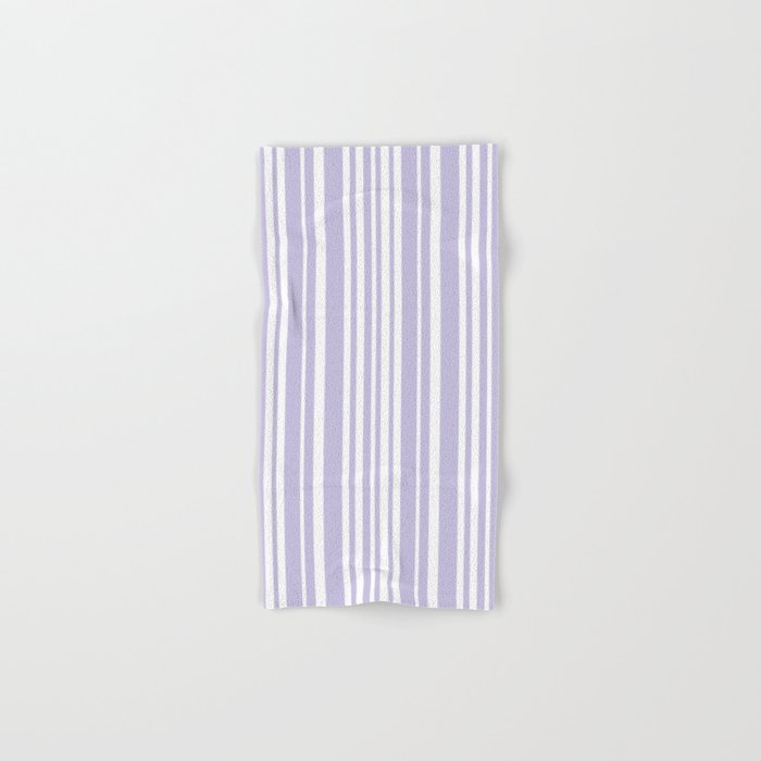 Classic Stripes XXVIII - Lilac Purple Bath Towel Gallery Image 1