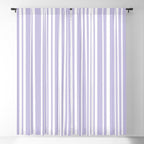 Classic Stripes XXVIII - Lilac Purple Window Curtain Gallery Image 5