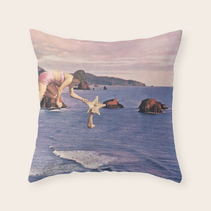Starfishing Throw Pillow Gallery Image 6