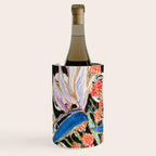 Lions and Tigers Dark Floral Still Life Painting Wine Chiller Gallery Image 2