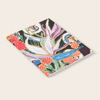 Lions and Tigers Dark Floral Still Life Painting Notebook Gallery Image 2