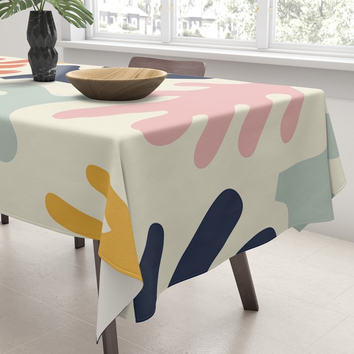 Henri Matisse Colorful Tropical Cut Outs Pattern  Tablecloth Gallery Image 3