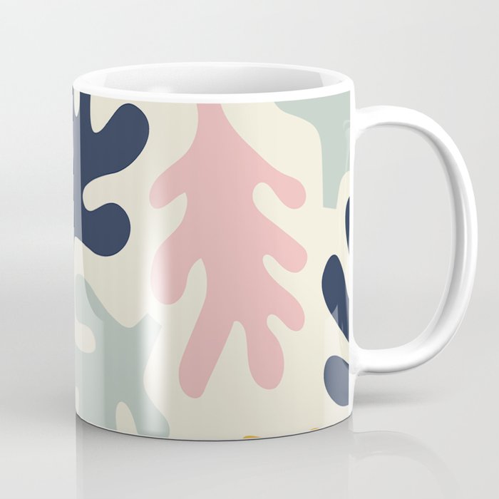 Henri Matisse Colorful Tropical Cut Outs Pattern  Coffee Mug Gallery Image 1