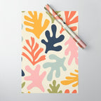Henri Matisse Colorful Tropical Cut Outs Pattern  Wrapping Paper Gallery Image 1