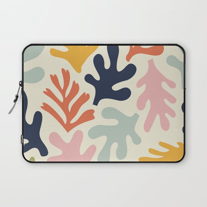 Henri Matisse Colorful Tropical Cut Outs Pattern  Laptop Sleeve Gallery Image 1
