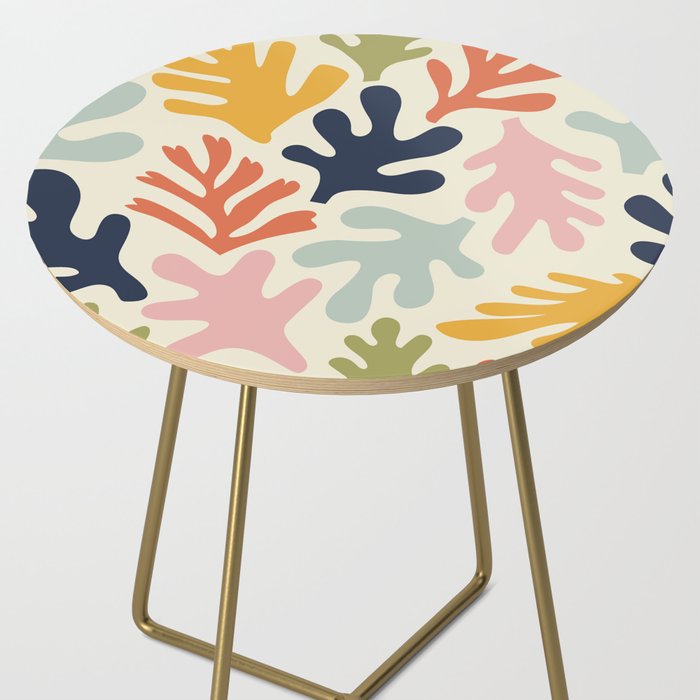 Henri Matisse Colorful Tropical Cut Outs Pattern  Side Table Gallery Image 2