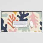 Henri Matisse Colorful Tropical Cut Outs Pattern  Desk Mat Gallery Image 1