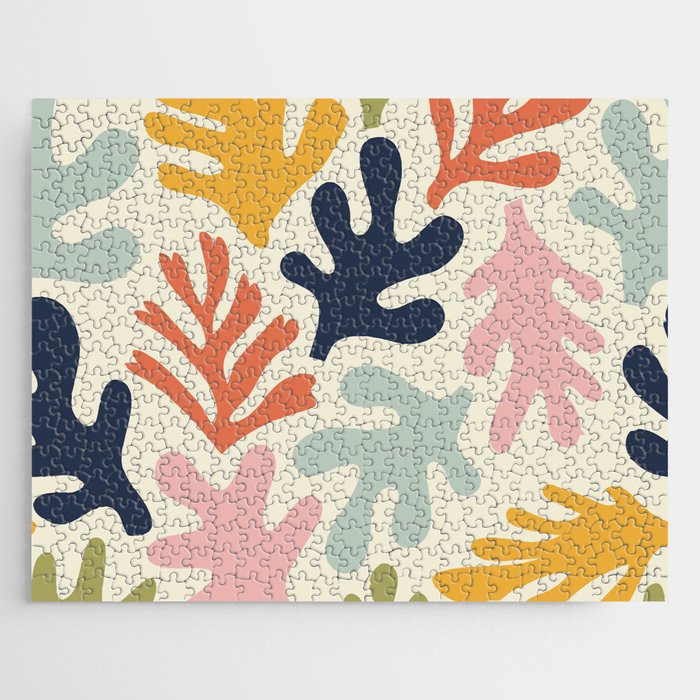 Henri Matisse Colorful Tropical Cut Outs Pattern  Jigsaw Puzzle Gallery Image 1