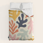 Henri Matisse Colorful Tropical Cut Outs Pattern  Comforter Gallery Image 6