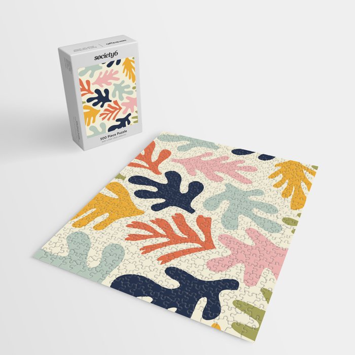 Henri Matisse Colorful Tropical Cut Outs Pattern  Jigsaw Puzzle Gallery Image 2