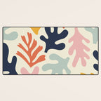 Henri Matisse Colorful Tropical Cut Outs Pattern  Desk Mat Gallery Image 3