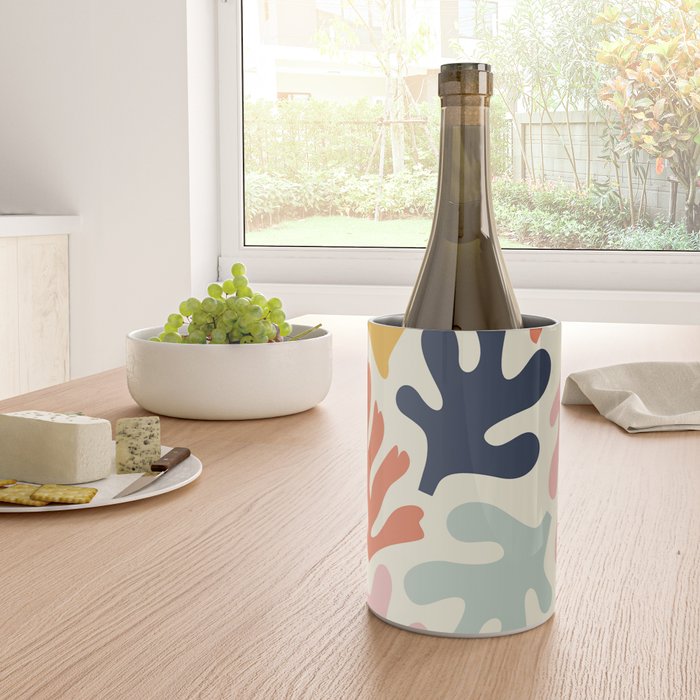 Henri Matisse Colorful Tropical Cut Outs Pattern  Wine Chiller Gallery Image 4