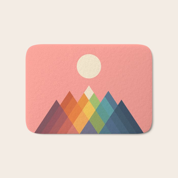 Rainbow Peak Bath Mat Gallery Image 1