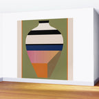 Geometric Abstract Vase 3 Wall Mural Gallery Image 2