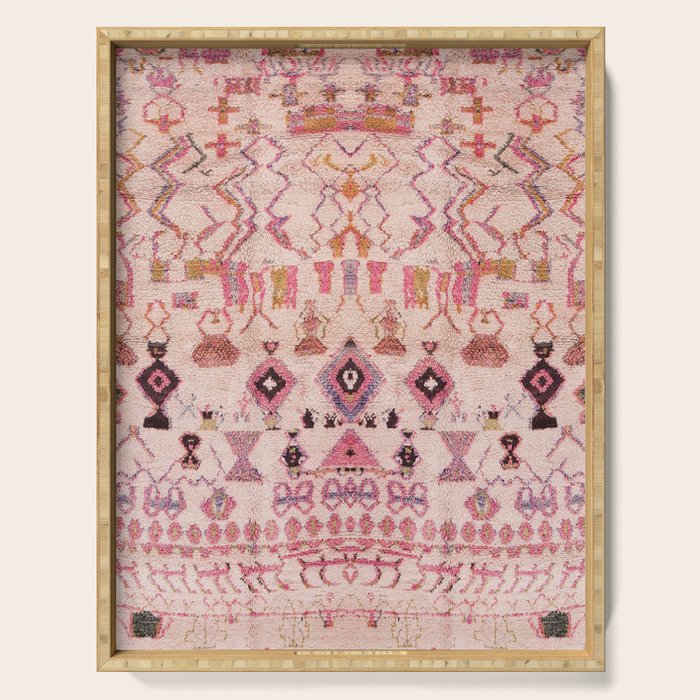 Vintage Moroccan Design Serving Tray Gallery Image 1