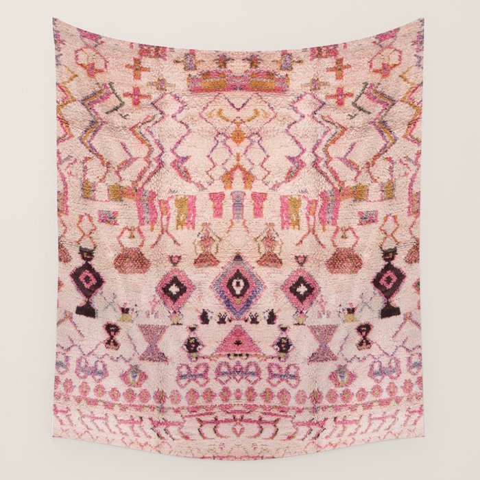 Vintage Moroccan Design Wall Tapestry Gallery Image 4