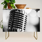 microphone music aesthetic close up elegant mood art photography  Credenza Gallery Image 1