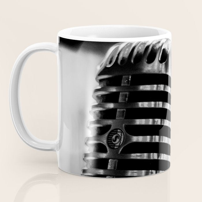 microphone music aesthetic close up elegant mood art photography  Coffee Mug Gallery Image 3