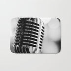 microphone music aesthetic close up elegant mood art photography  Bath Mat Gallery Image 1