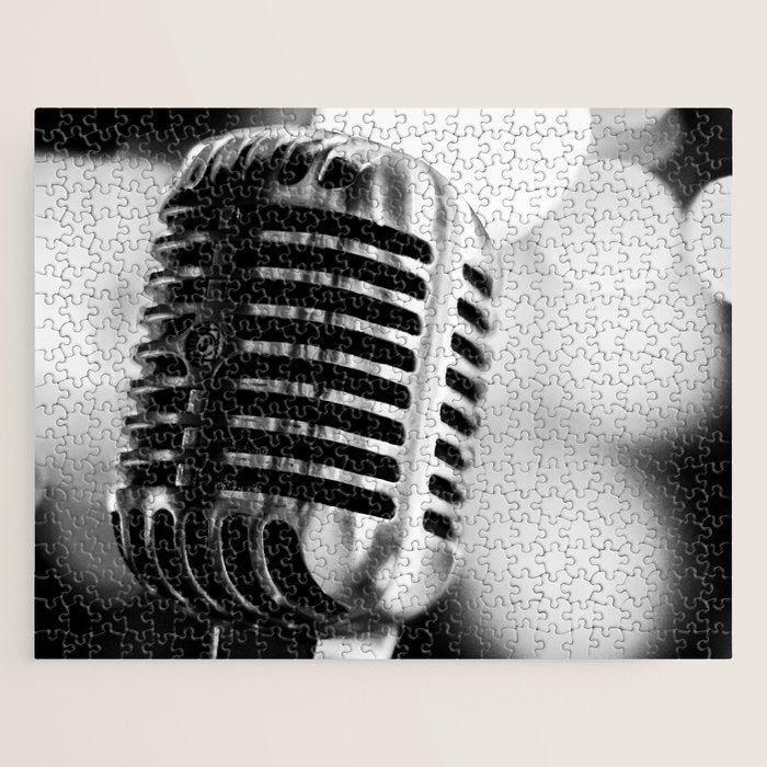 microphone music aesthetic close up elegant mood art photography  Jigsaw Puzzle Gallery Image 1