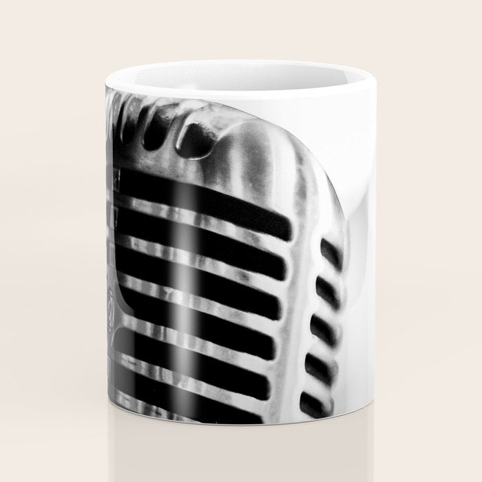 microphone music aesthetic close up elegant mood art photography  Coffee Mug Gallery Image 4