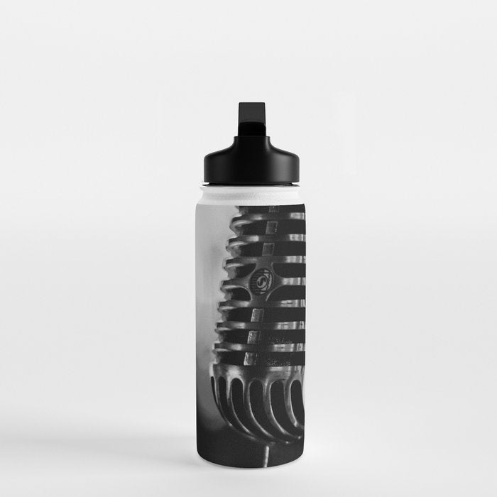 microphone music aesthetic close up elegant mood art photography  Water Bottle Gallery Image 3