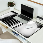 microphone music aesthetic close up elegant mood art photography  Desk Mat Gallery Image 2