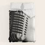 microphone music aesthetic close up elegant mood art photography  Comforter Gallery Image 6