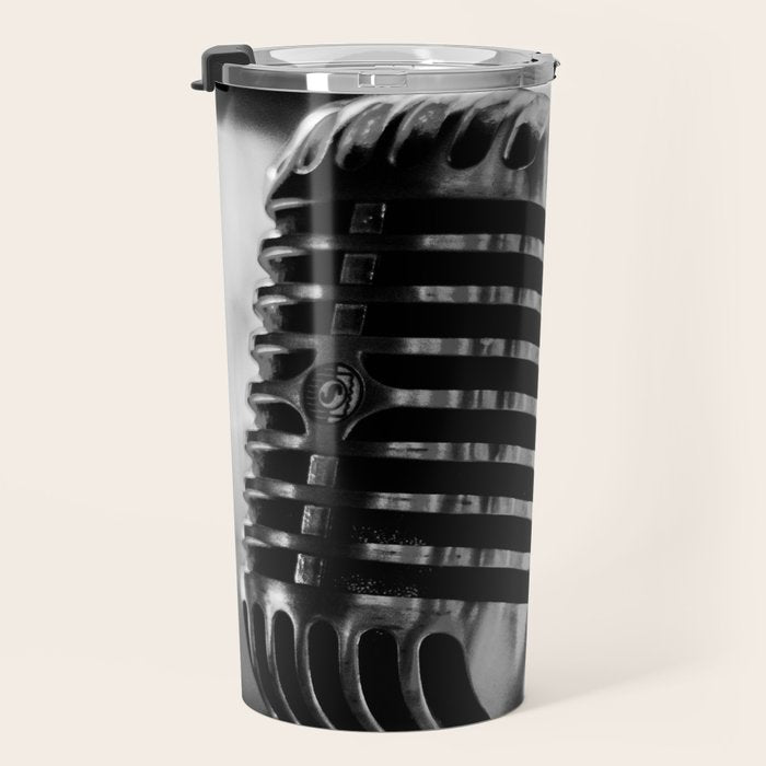 microphone music aesthetic close up elegant mood art photography  Travel Mug Gallery Image 3