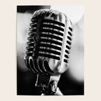 microphone music aesthetic close up elegant mood art photography  Poster Gallery Image 4