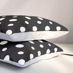Polka-dot Black And White Pillow Sham Gallery Image 3