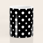 Polka-dot Black And White Coffee Mug Gallery Image 4