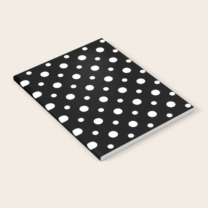 Polka-dot Black And White Notebook Gallery Image 2