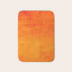 Orange Sunset Textured Acrylic Painting Bath Mat Gallery Image 1